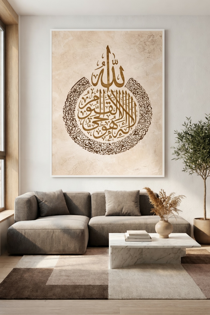 Islamic Calligraphy Tauheed Canvas