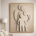 Minimalist Family Silhouette Canvas
