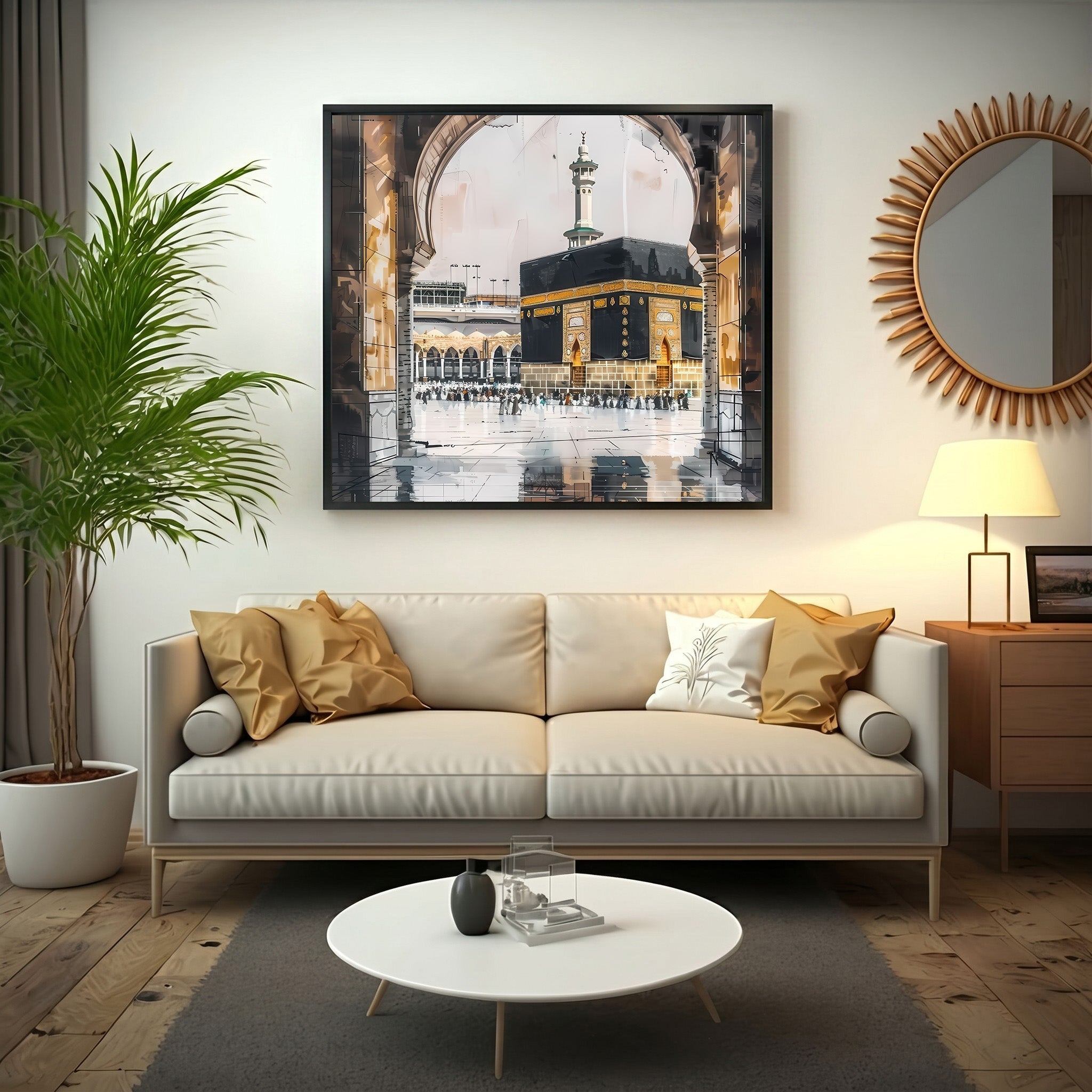 Al Kaaba Sacred Canvas Wall Art