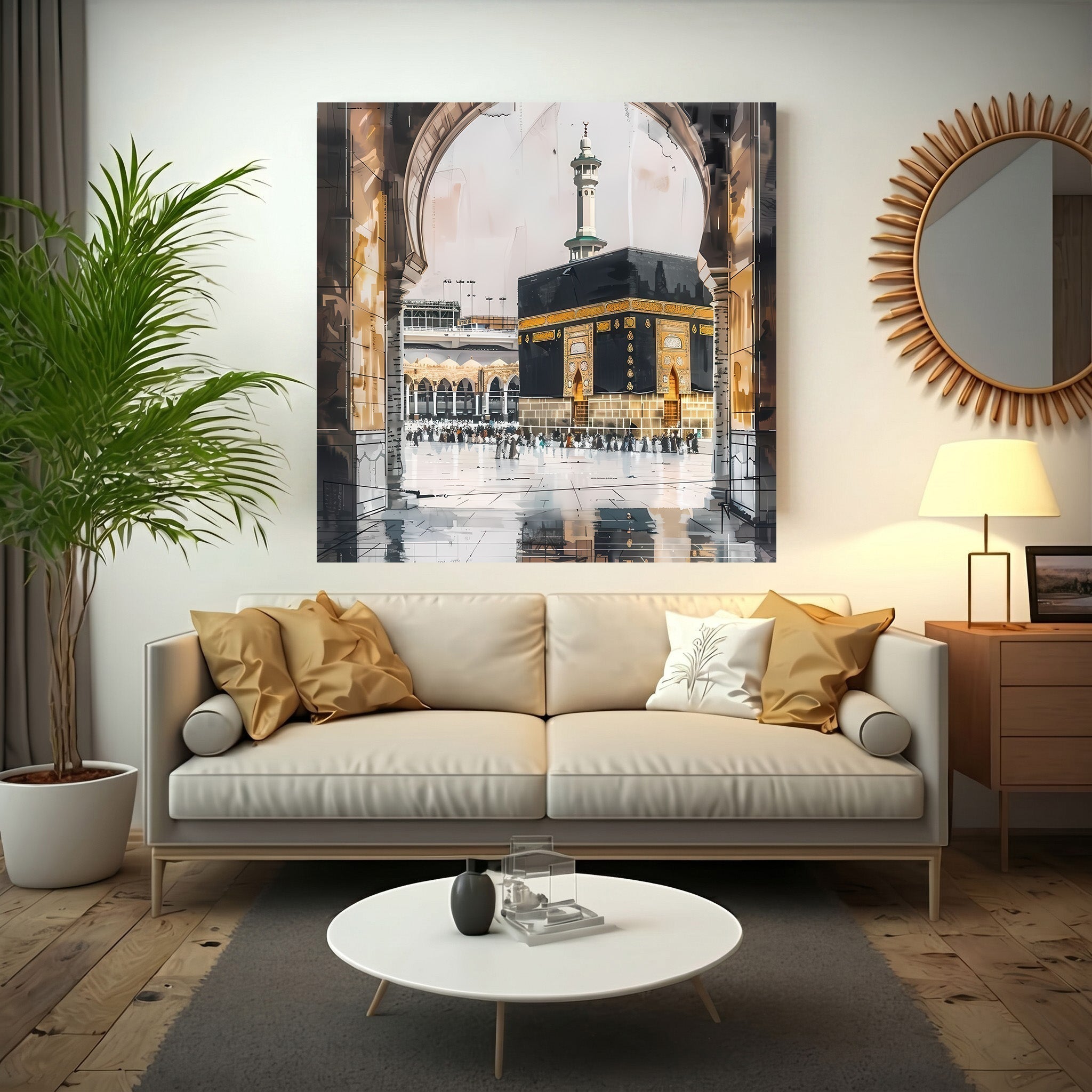 Al Kaaba Sacred Canvas Wall Art