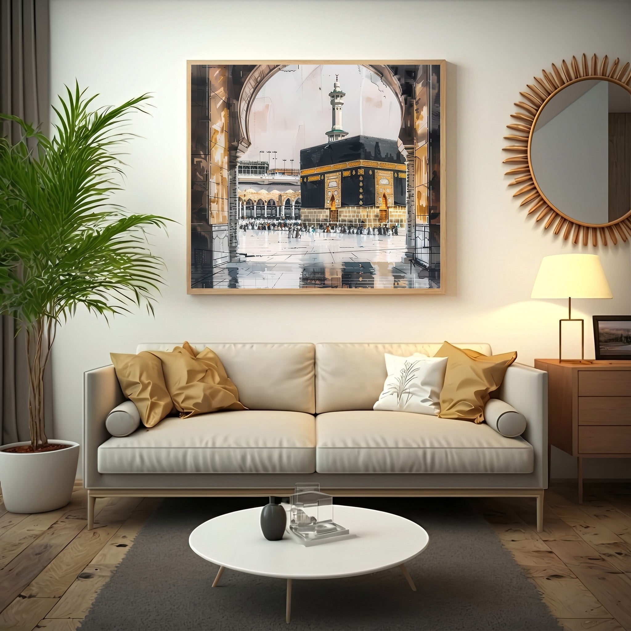 Al Kaaba Sacred Canvas Wall Art