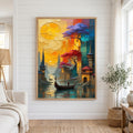 Golden City Voyage Canvas