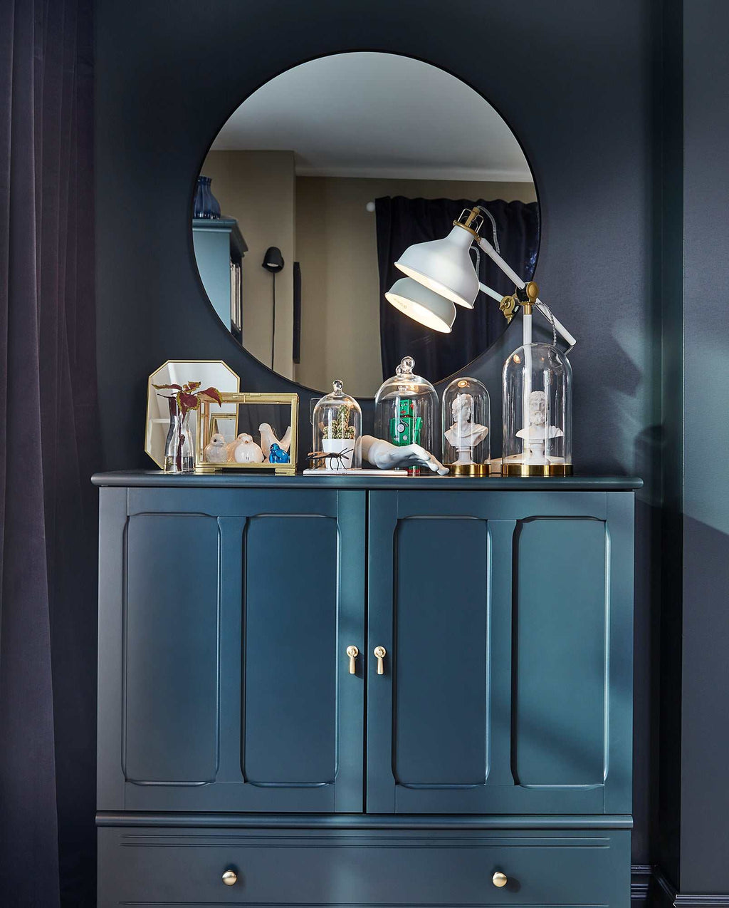 Mirage Round Metal Mirror