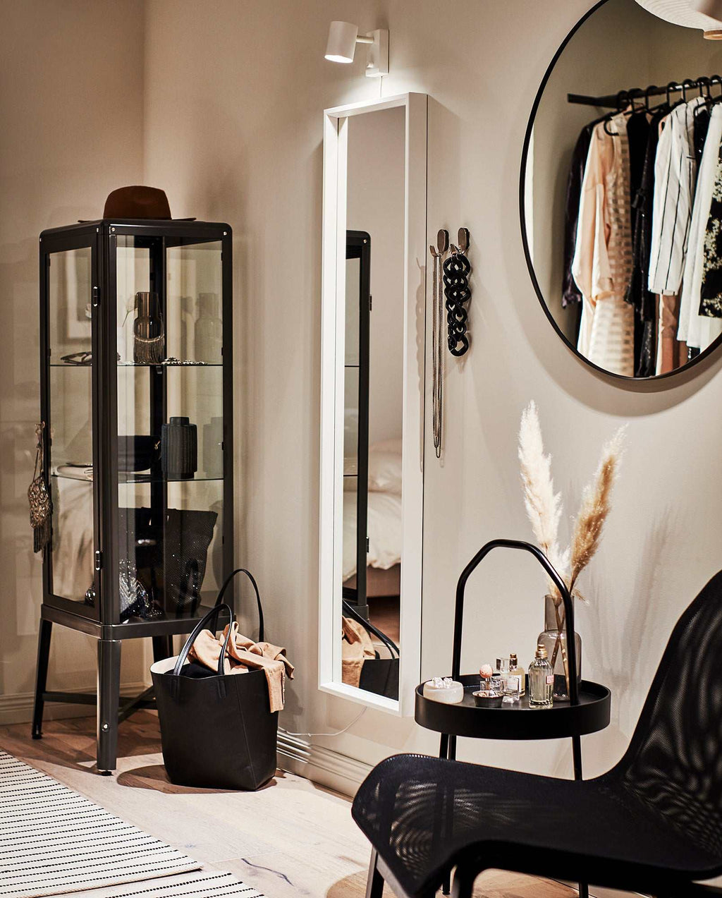 Mirage Round Metal Mirror