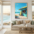 Surf Rental Beach Shack Canvas