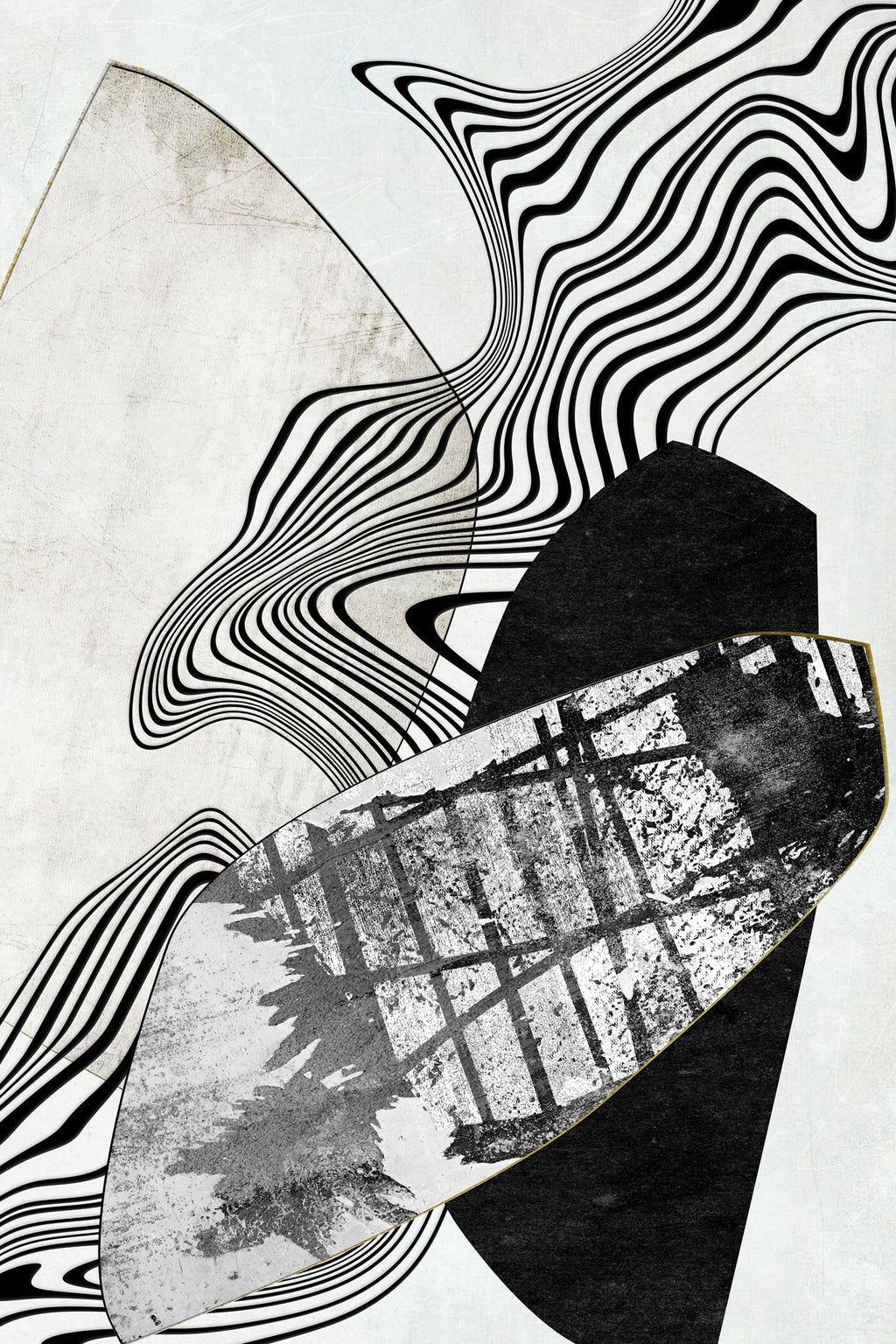 Abstract Geometric Composition Wall Art
