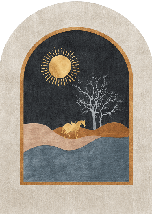 Abstract Arch Landscape Wall Art
