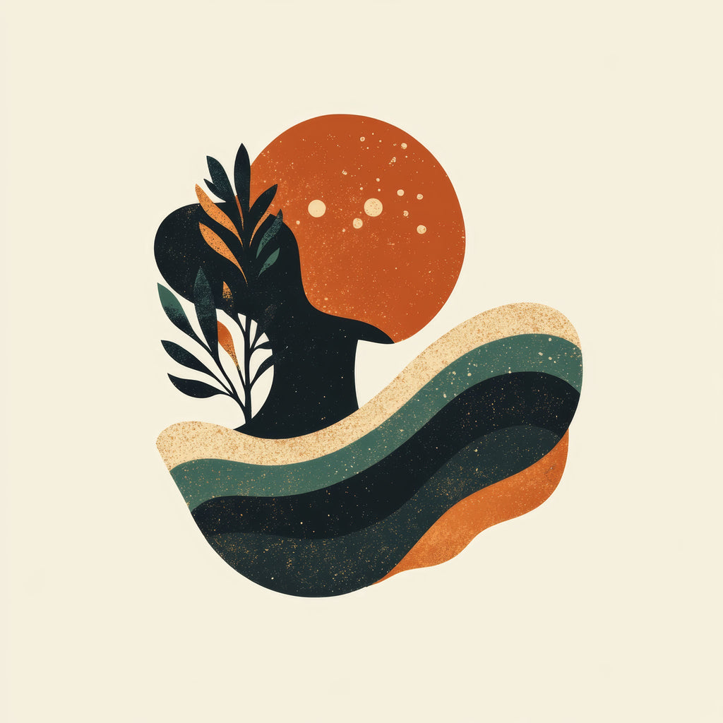 Abstract Organic Shapes Wall Art
