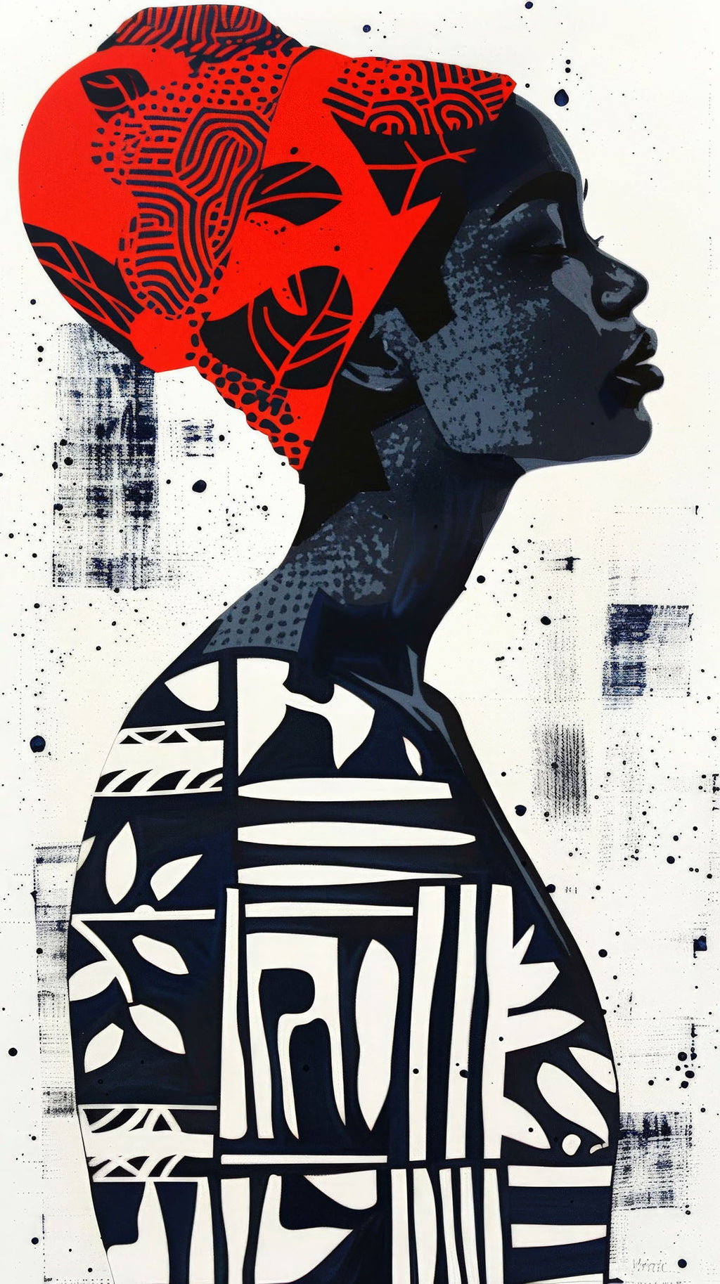Abstract Portrait Wall Art