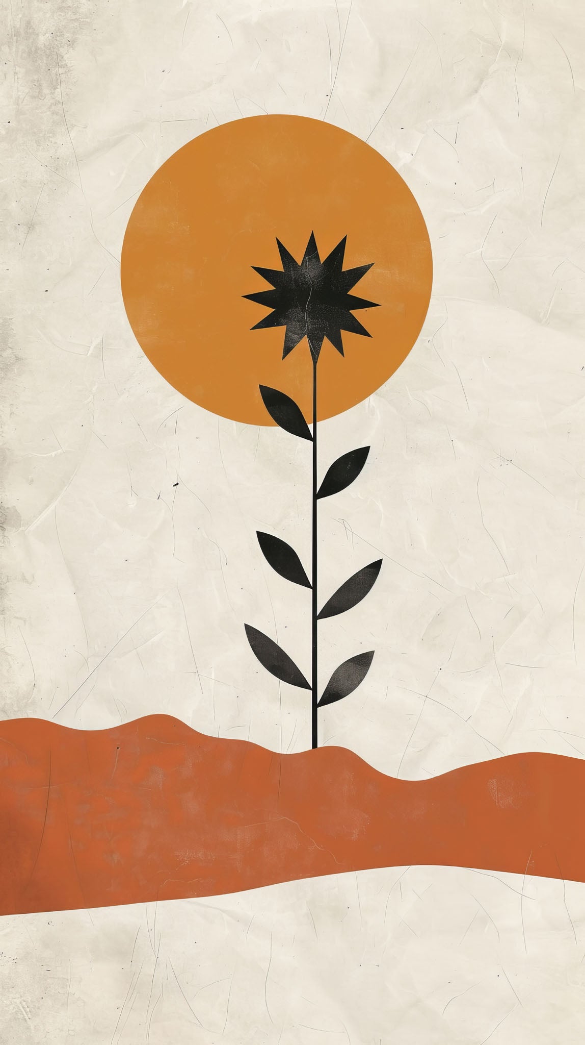 Abstract Desert Bloom Wall Art