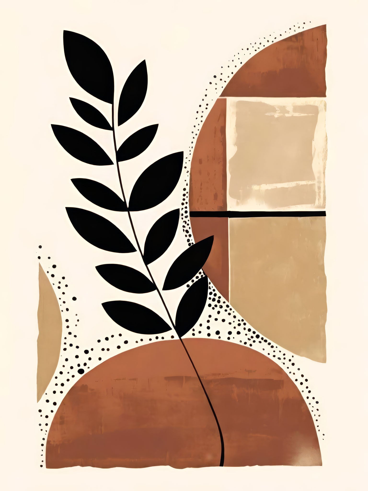 Abstract Botanical Wall Art