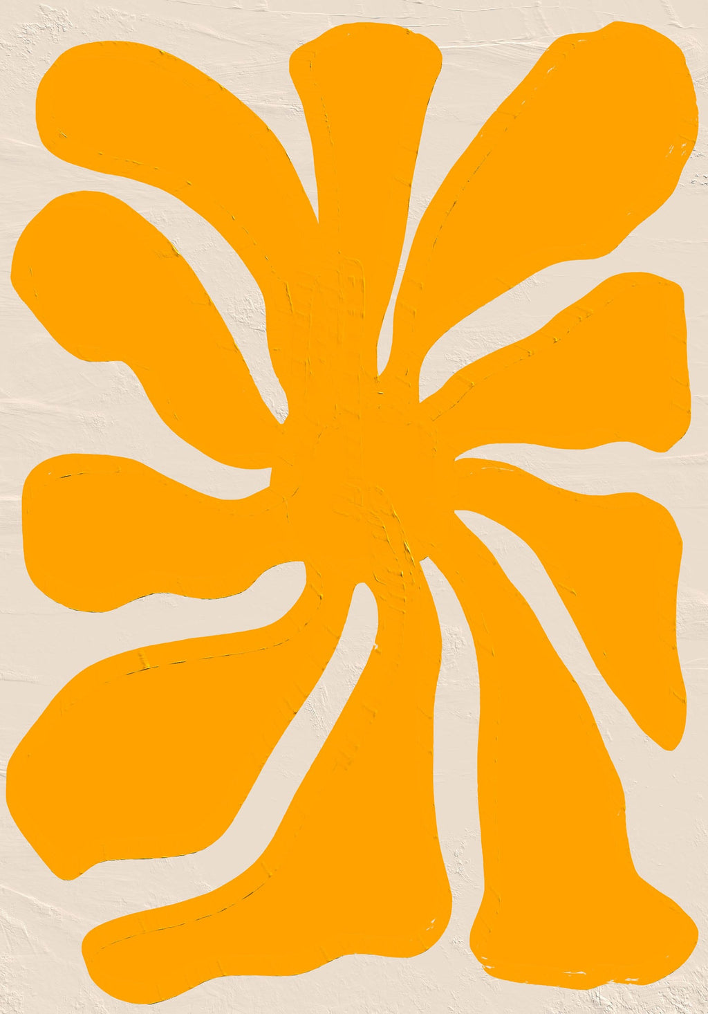 Abstract Floral Burst Wall Art