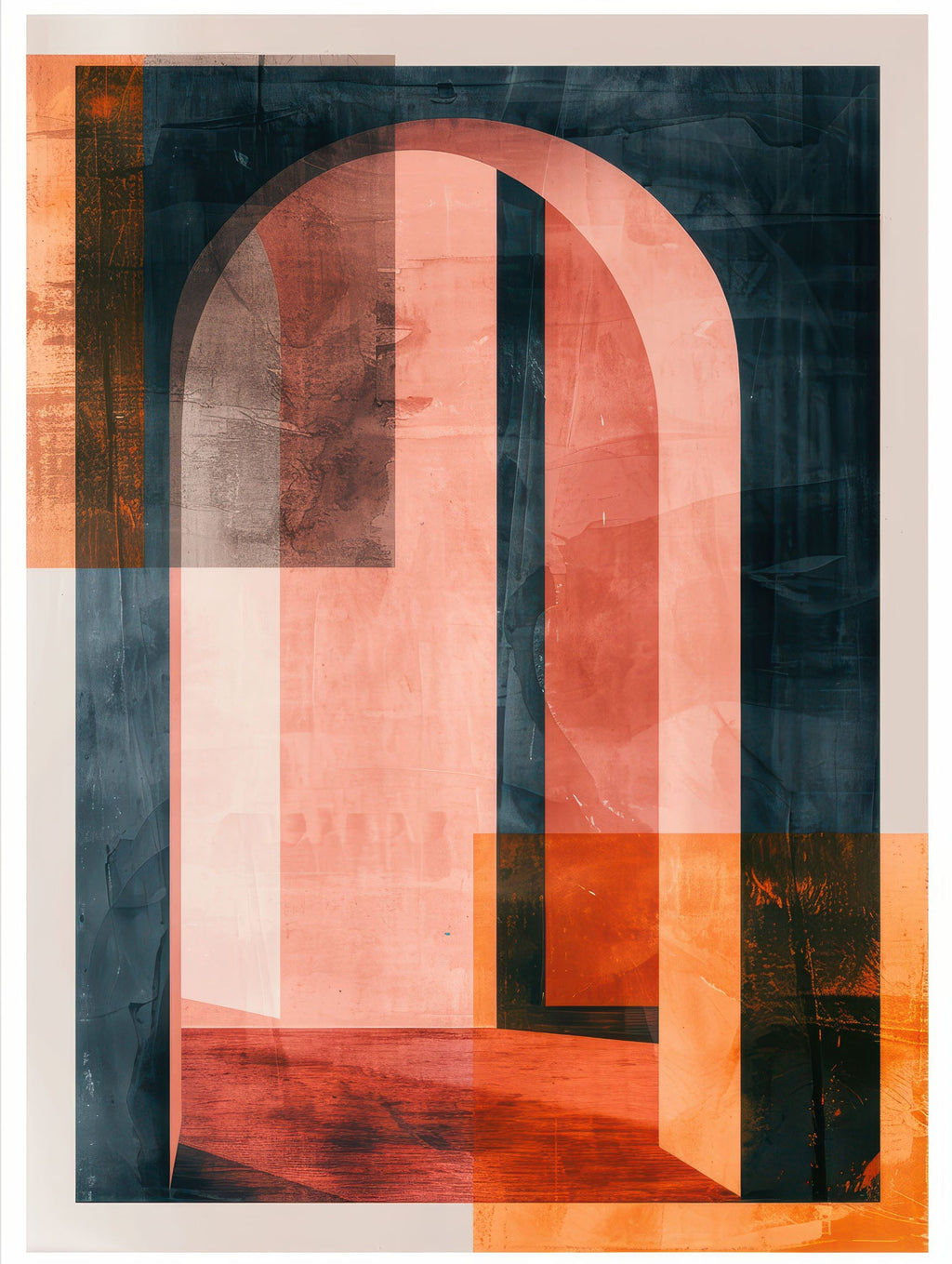 Abstract Archway Geometric Wall Art