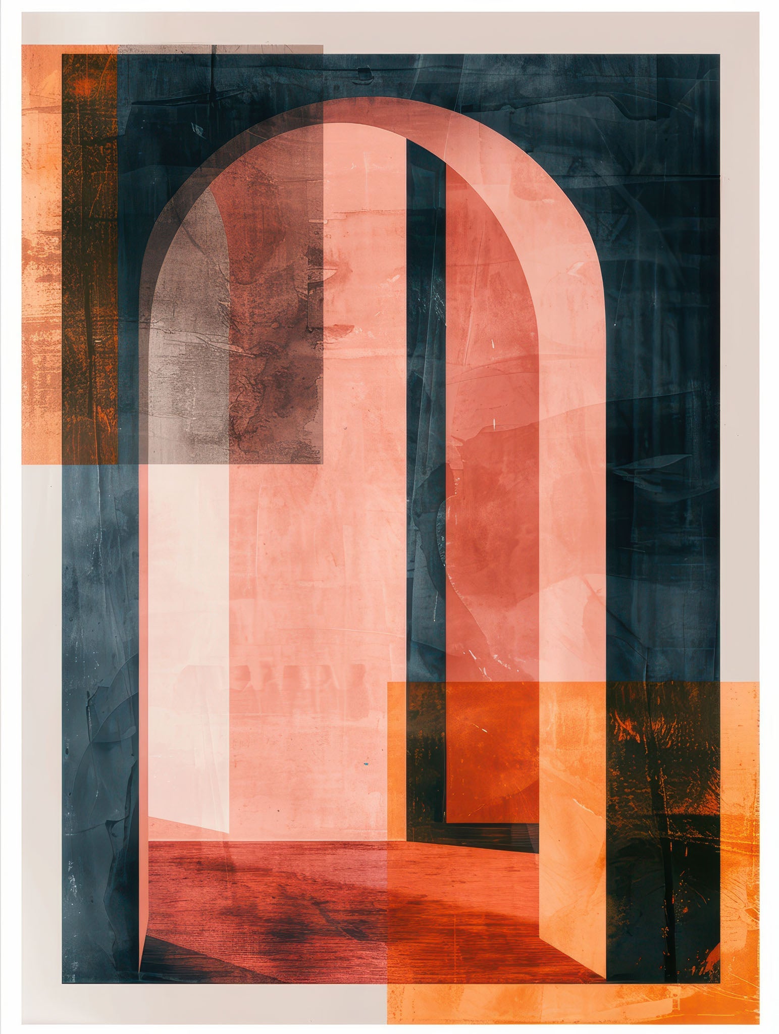 Abstract Archway Geometric Wall Art