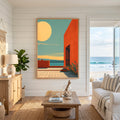 Coastal Sunset Archway Wall Art