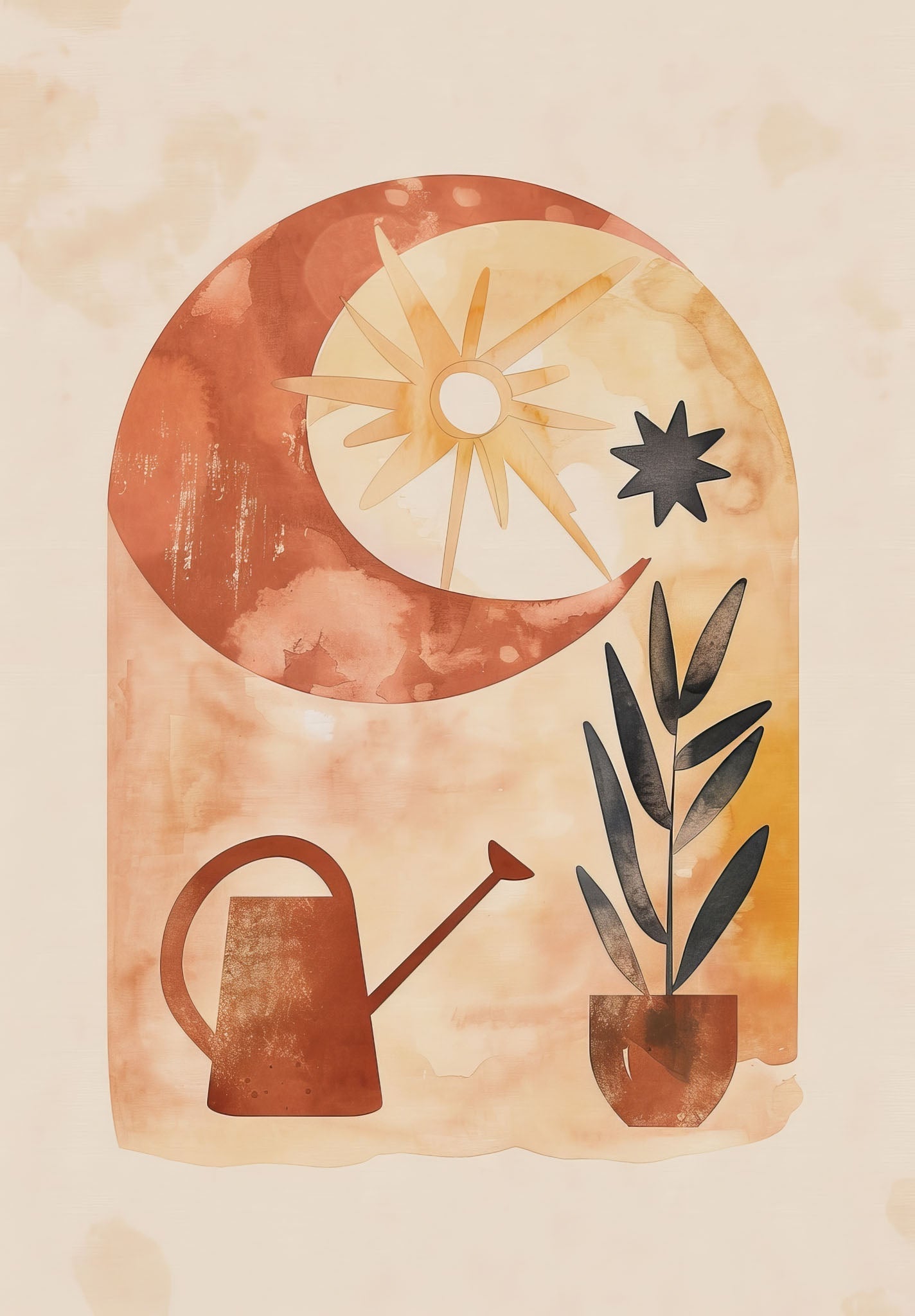 Bohemian Archway Botanical Art Print
