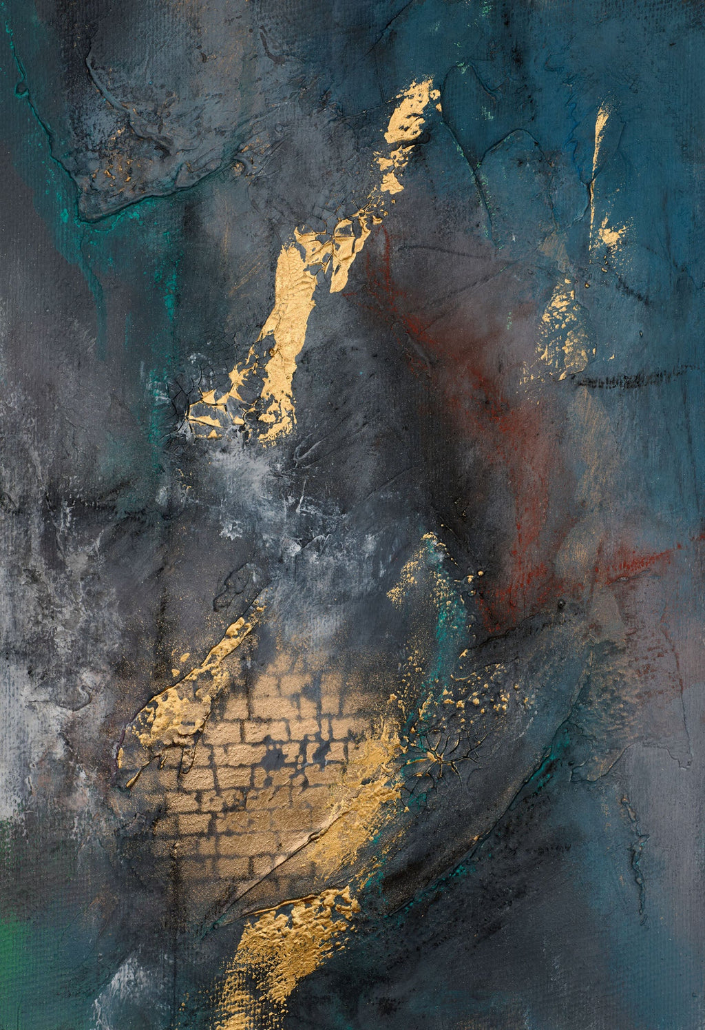 Abstract Textured Canvas Wall Art