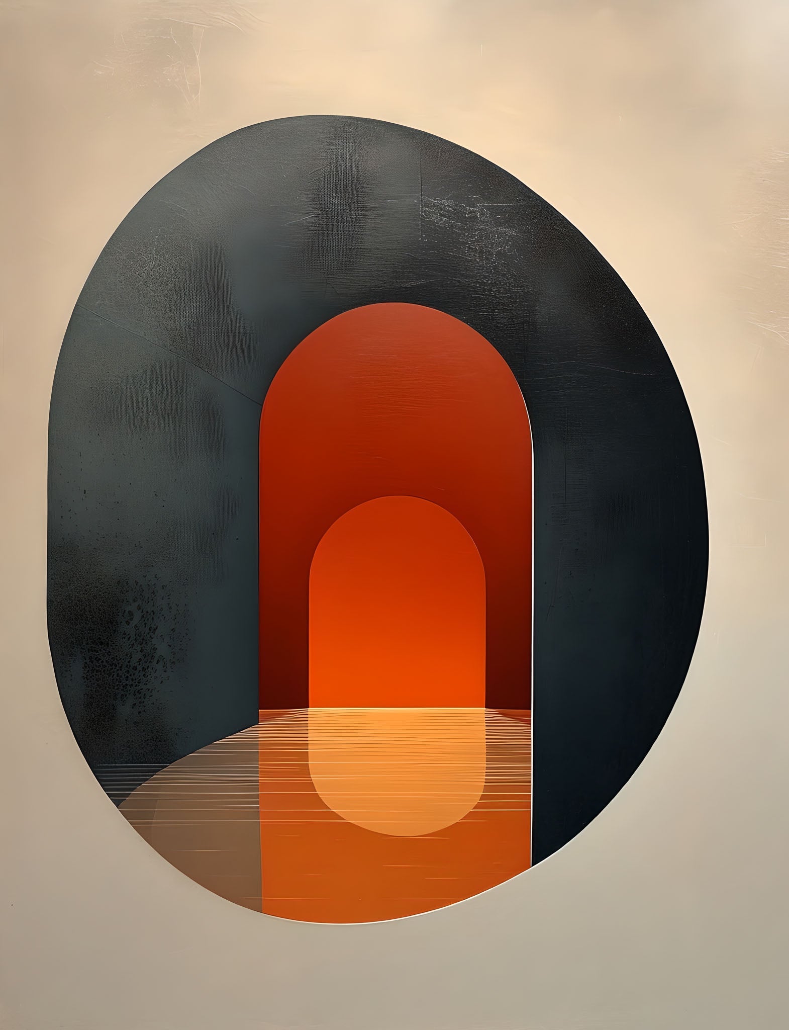Abstract Archway Wall Art
