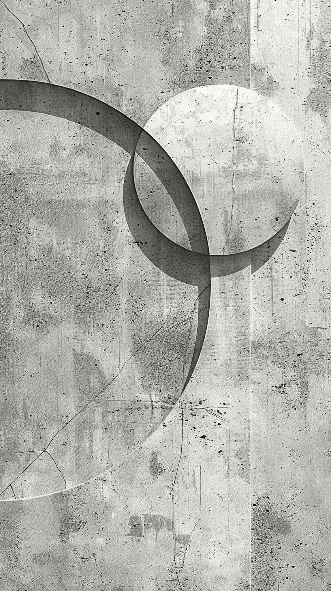 Abstract Geometric Circles Wall Art