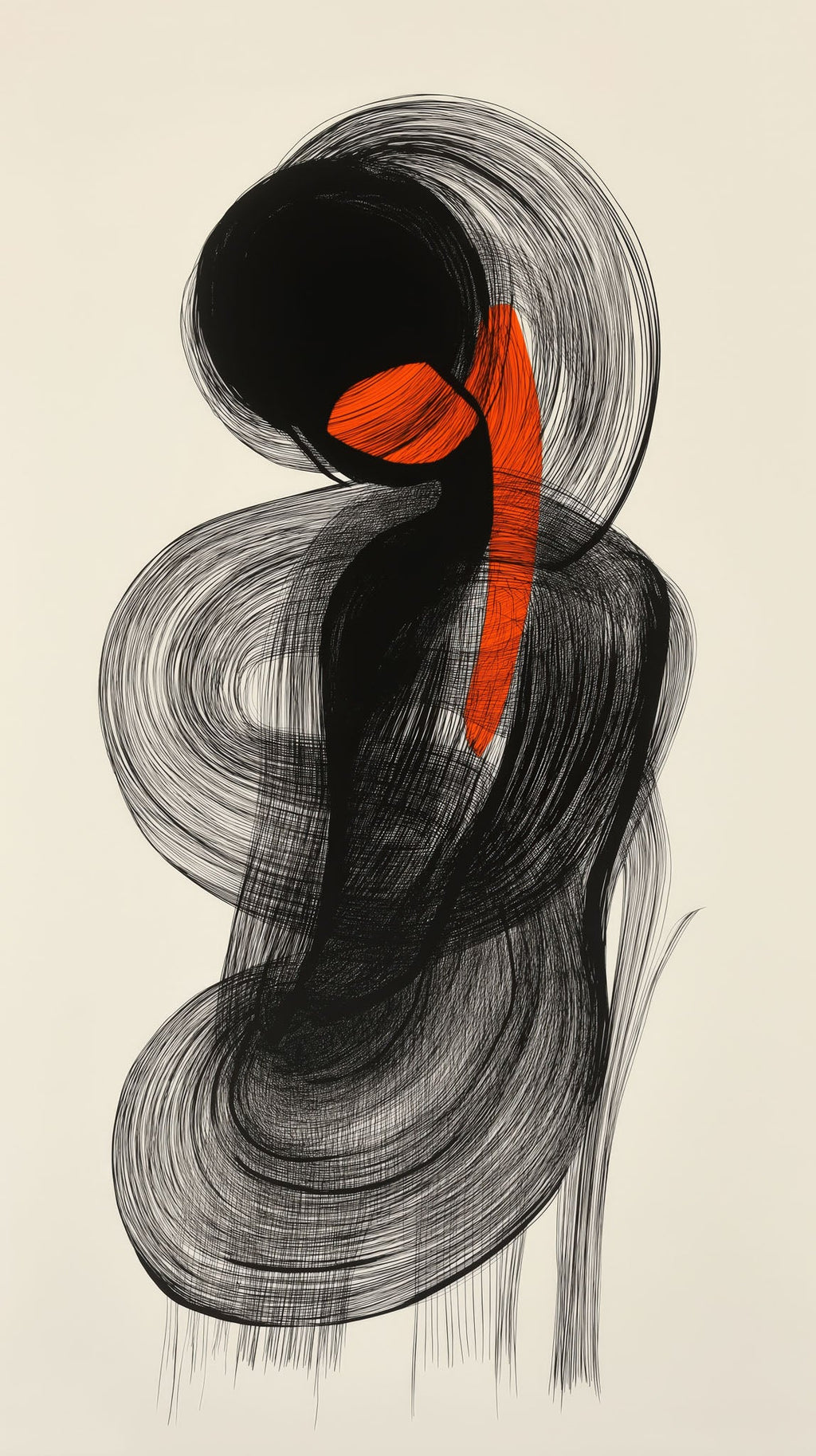 Abstract Swirls Wall Art