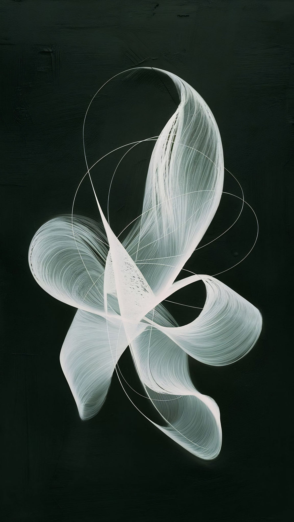 Abstract Swirl Canvas Wall Art