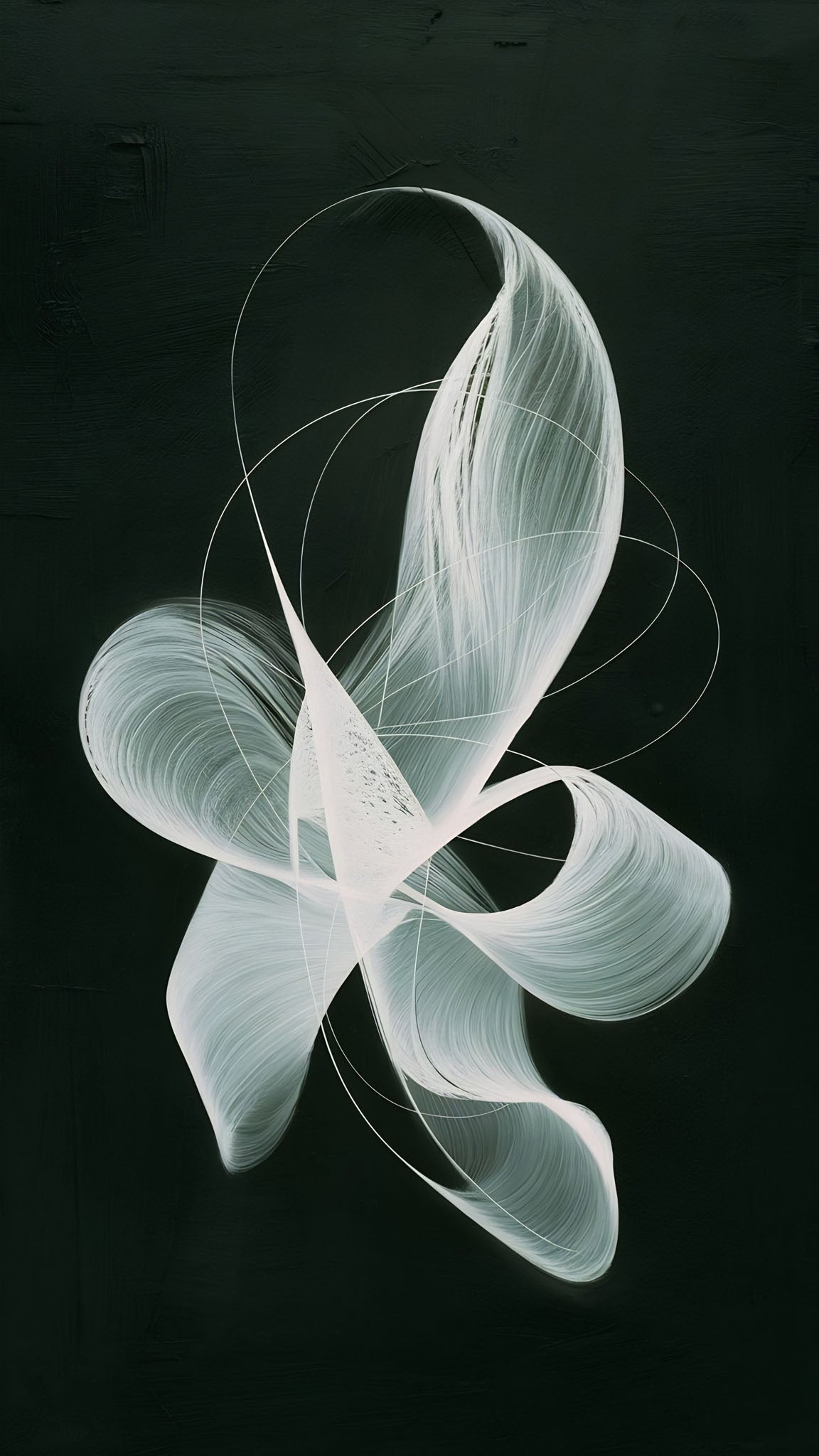 Abstract Swirl Canvas Wall Art