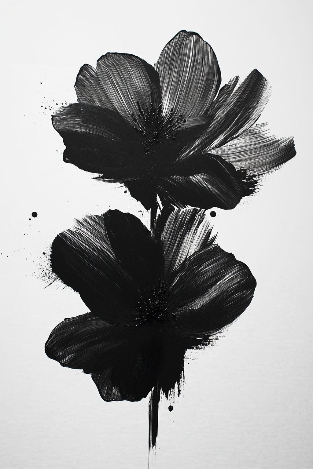 Abstract Floral Wall Art