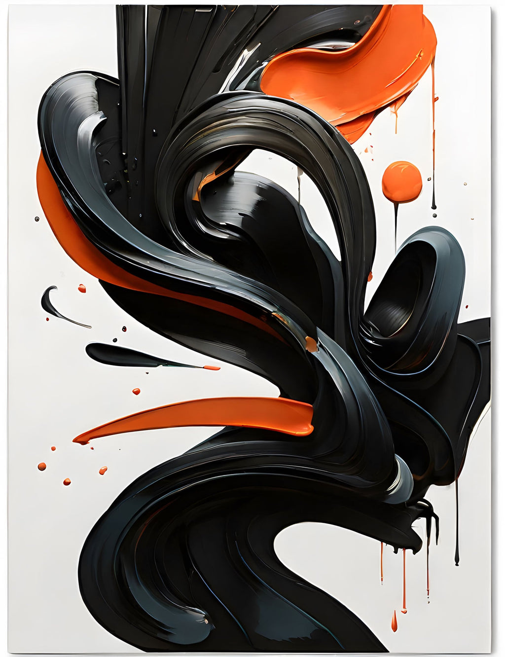 Abstract Swirl Wall Art