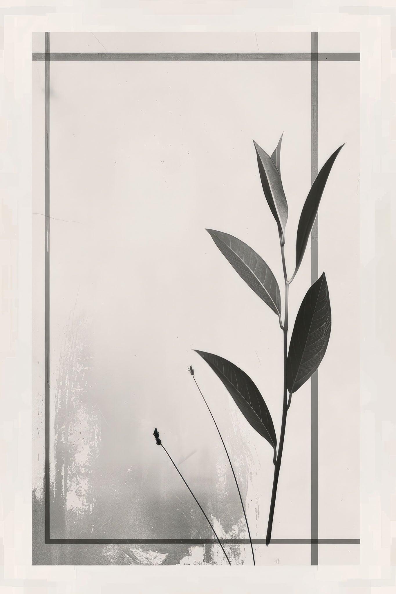 Botanical Line Art Framed Wall Art