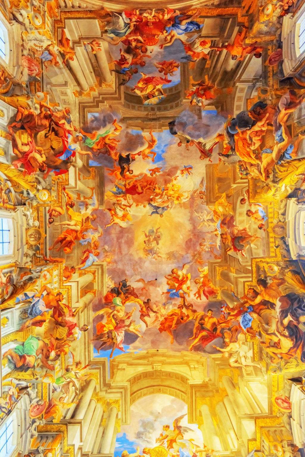Baroque Ceiling Fresco Wall Art