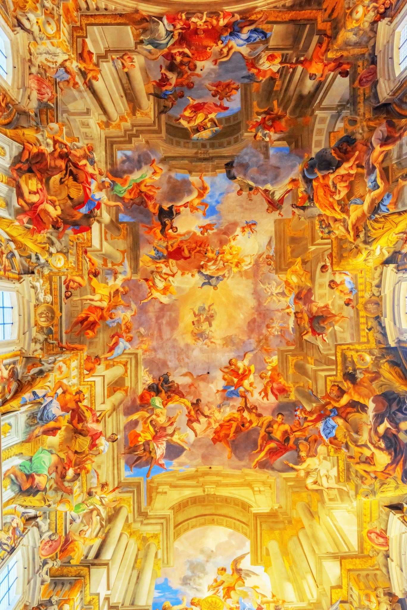 Baroque Ceiling Fresco Wall Art