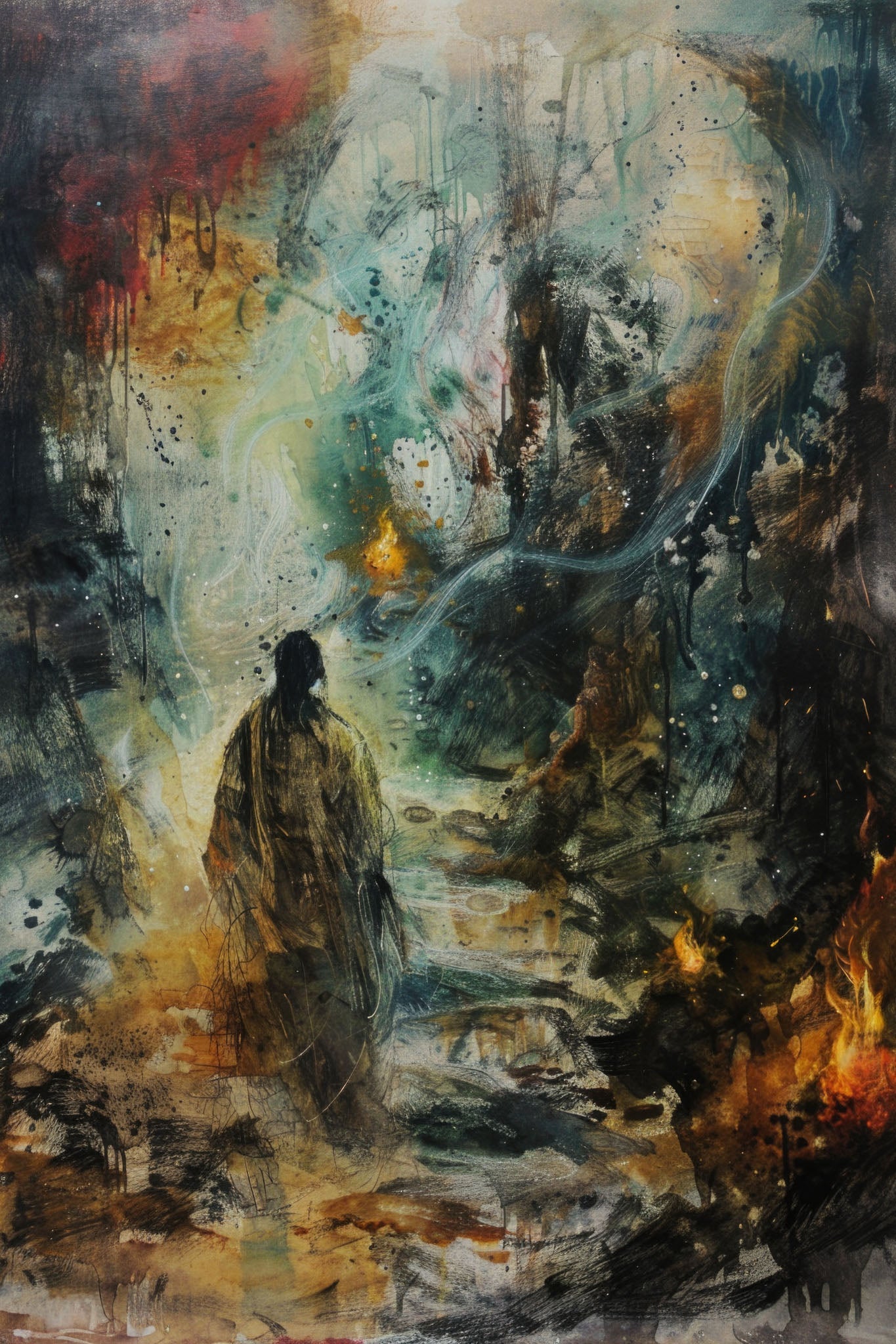 Abstract Figurative Landscape Wall Art