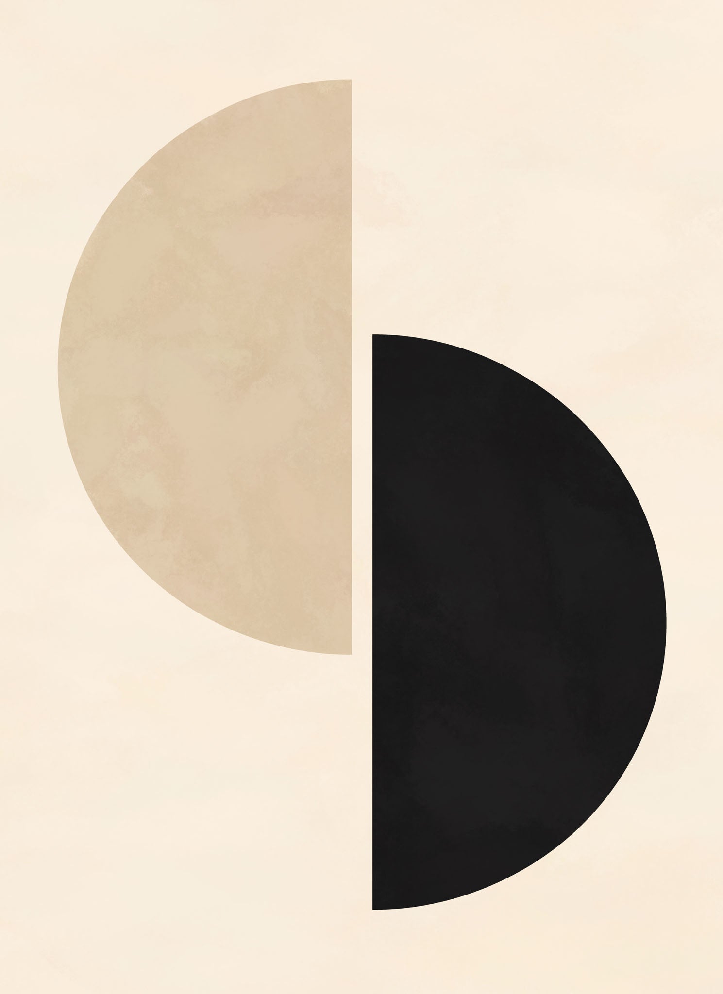 Abstract Geometric Circles Wall Art
