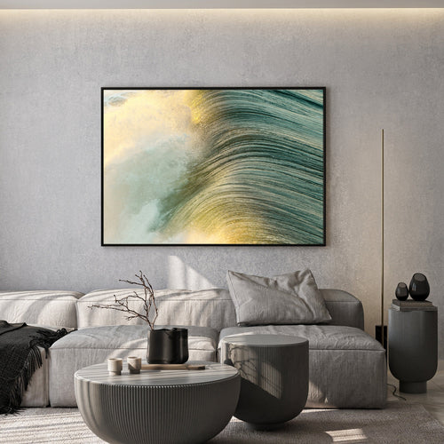 Abstract Botanical Framed Canvas Wall Art