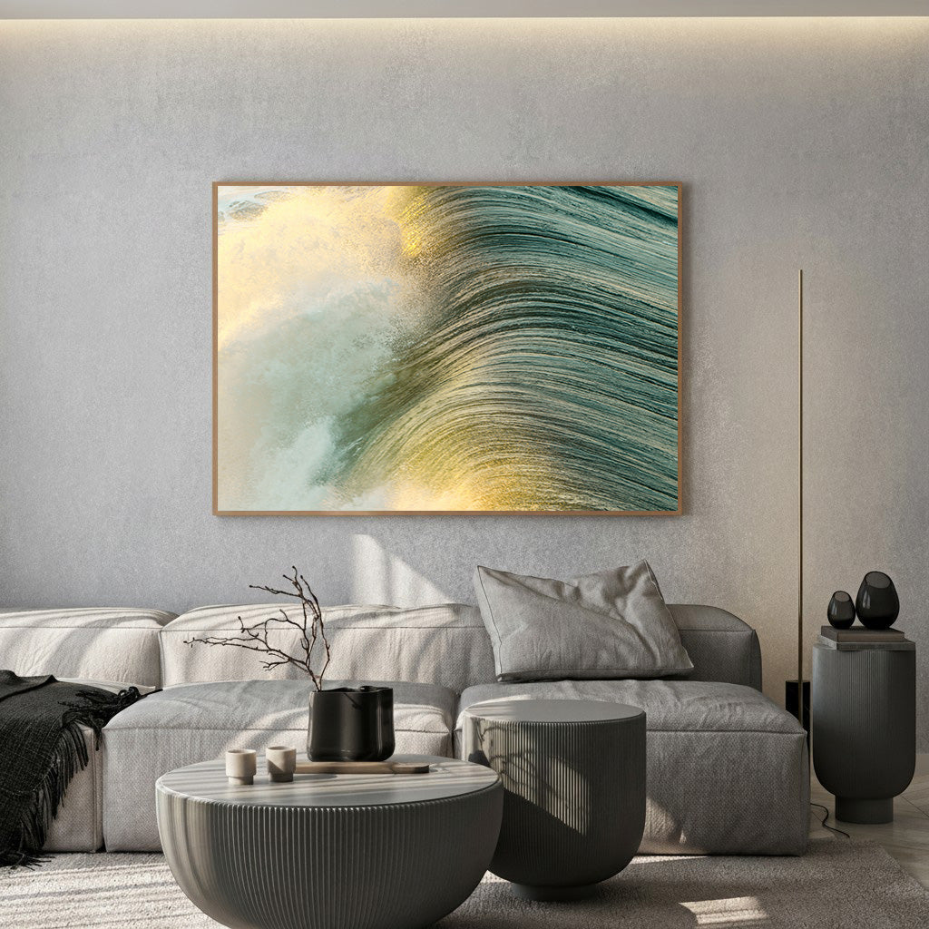 Abstract Botanical Framed Canvas Wall Art