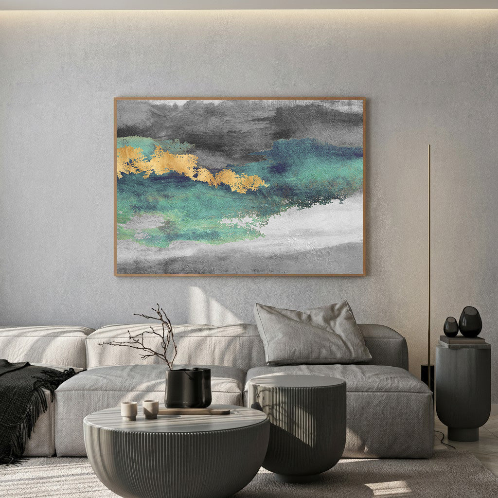 Modern Botanical Framed Canvas Wall Art