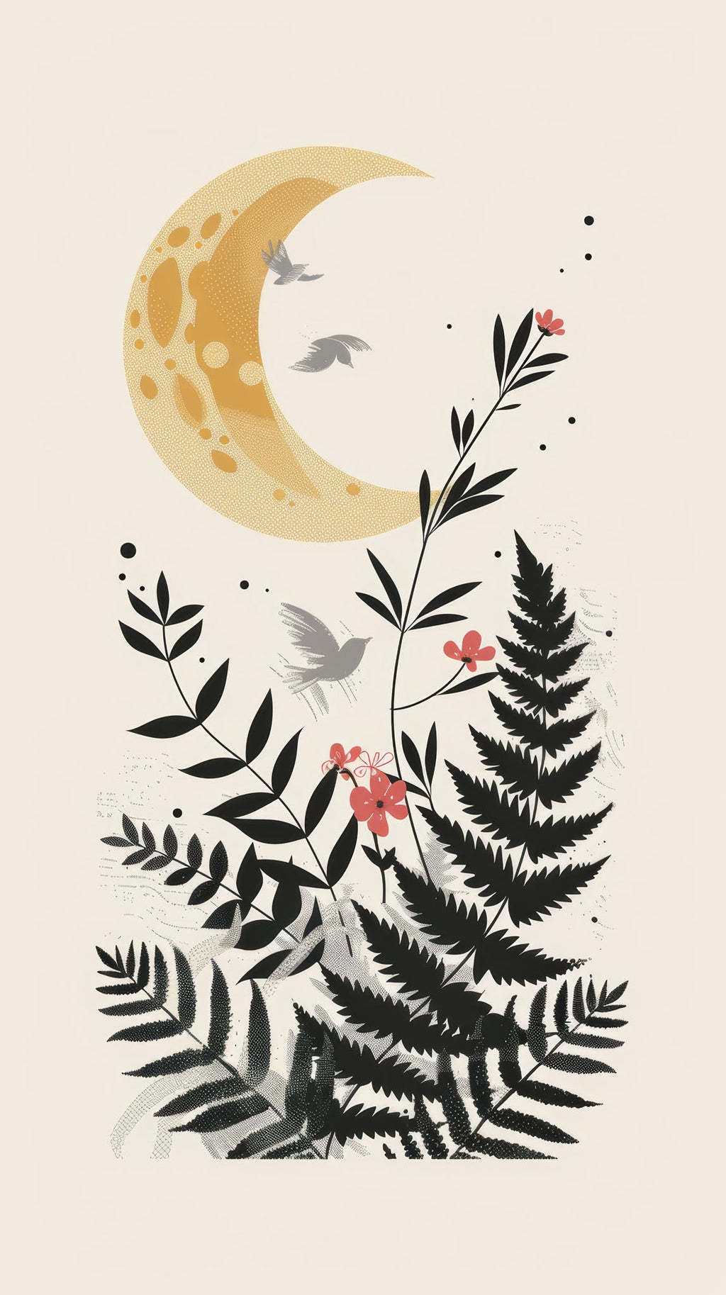Celestial Fern Garden Wall Art