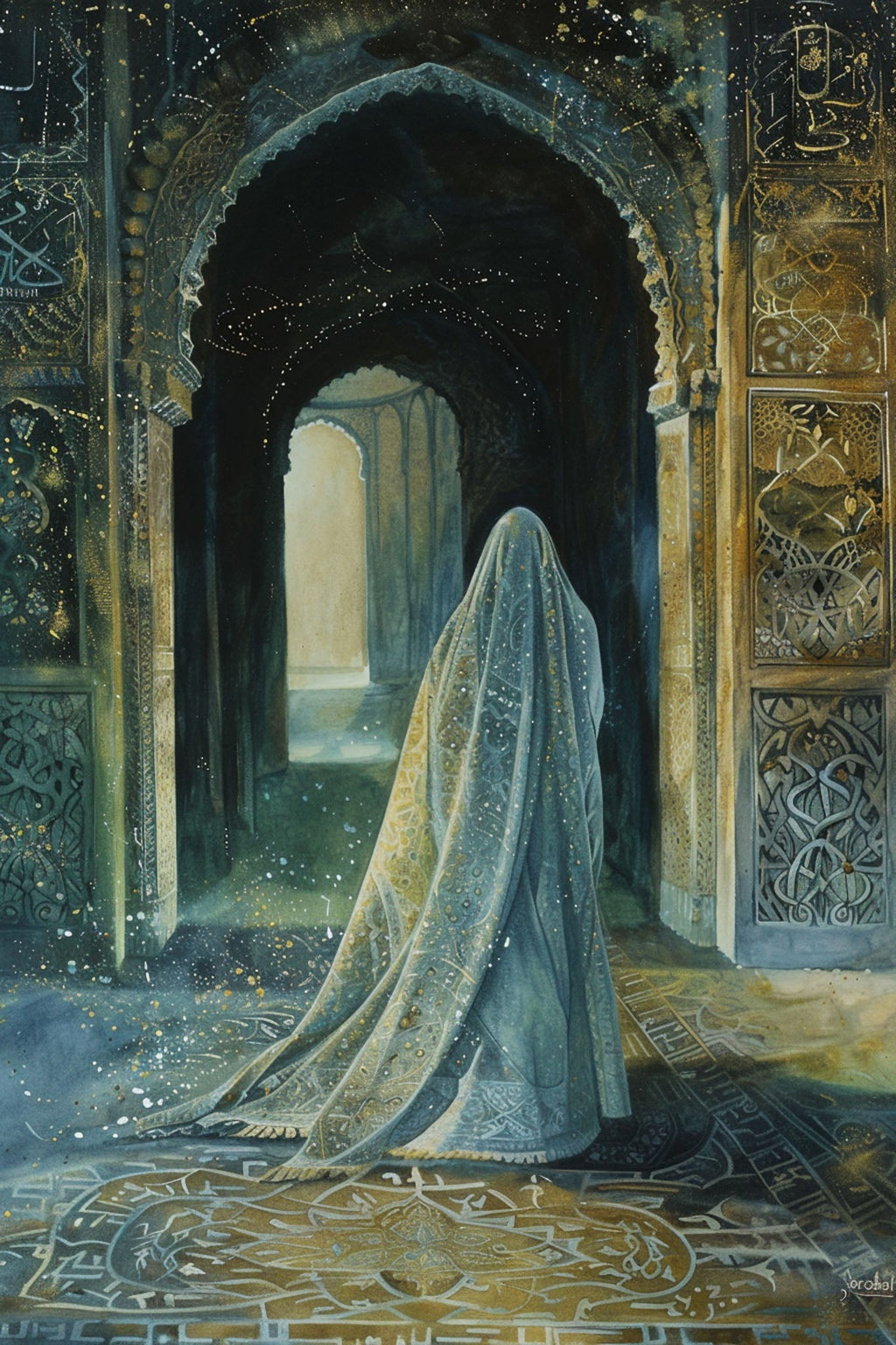 Mystical Figure In An Archway