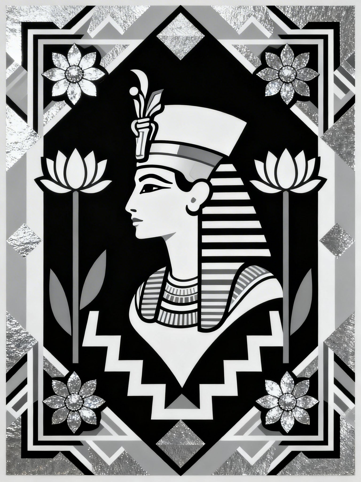 Egyptian Queen Portrait Wall Art