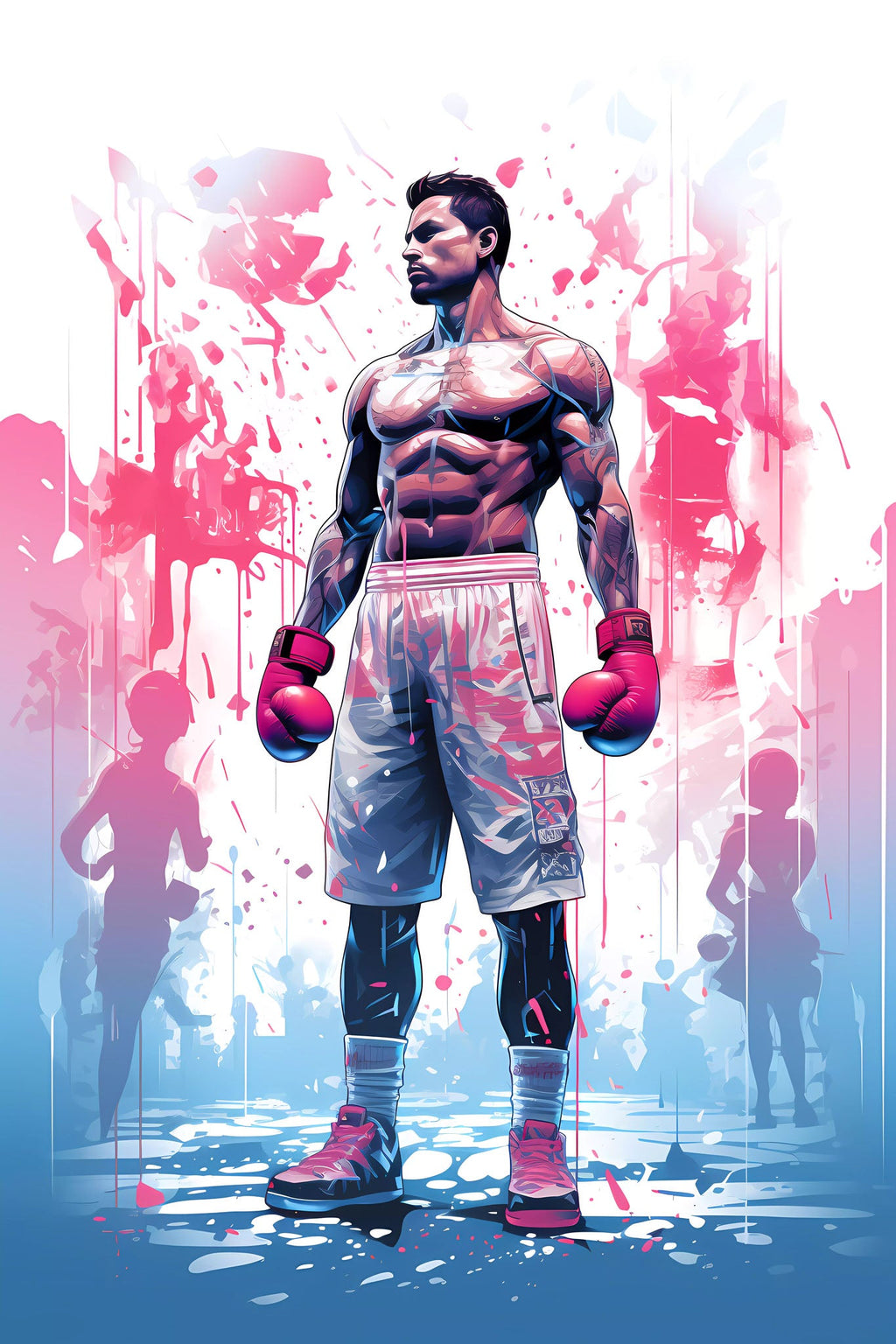 The Champion Boxer Artwork