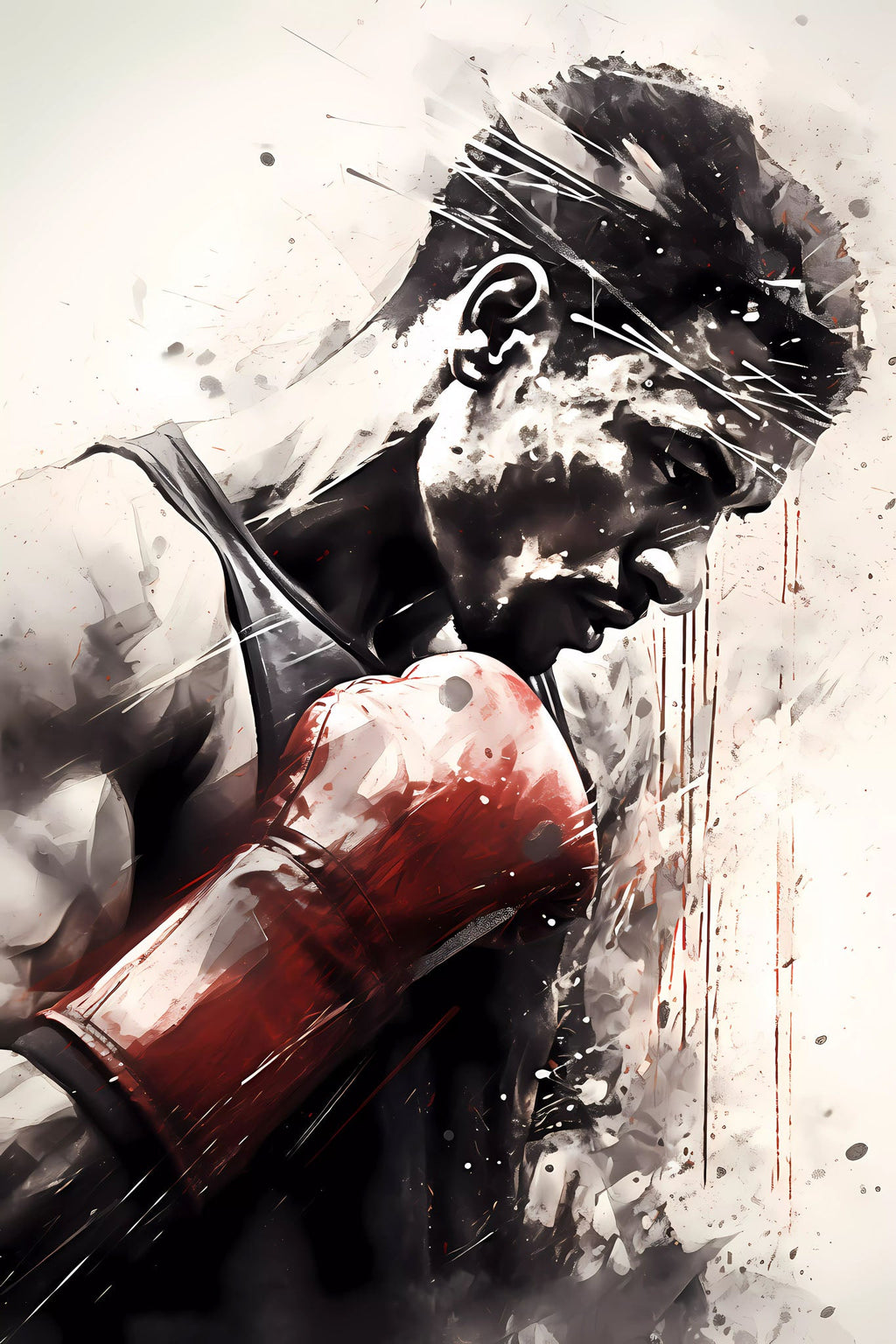 The Boxer's Moment Of Reflection