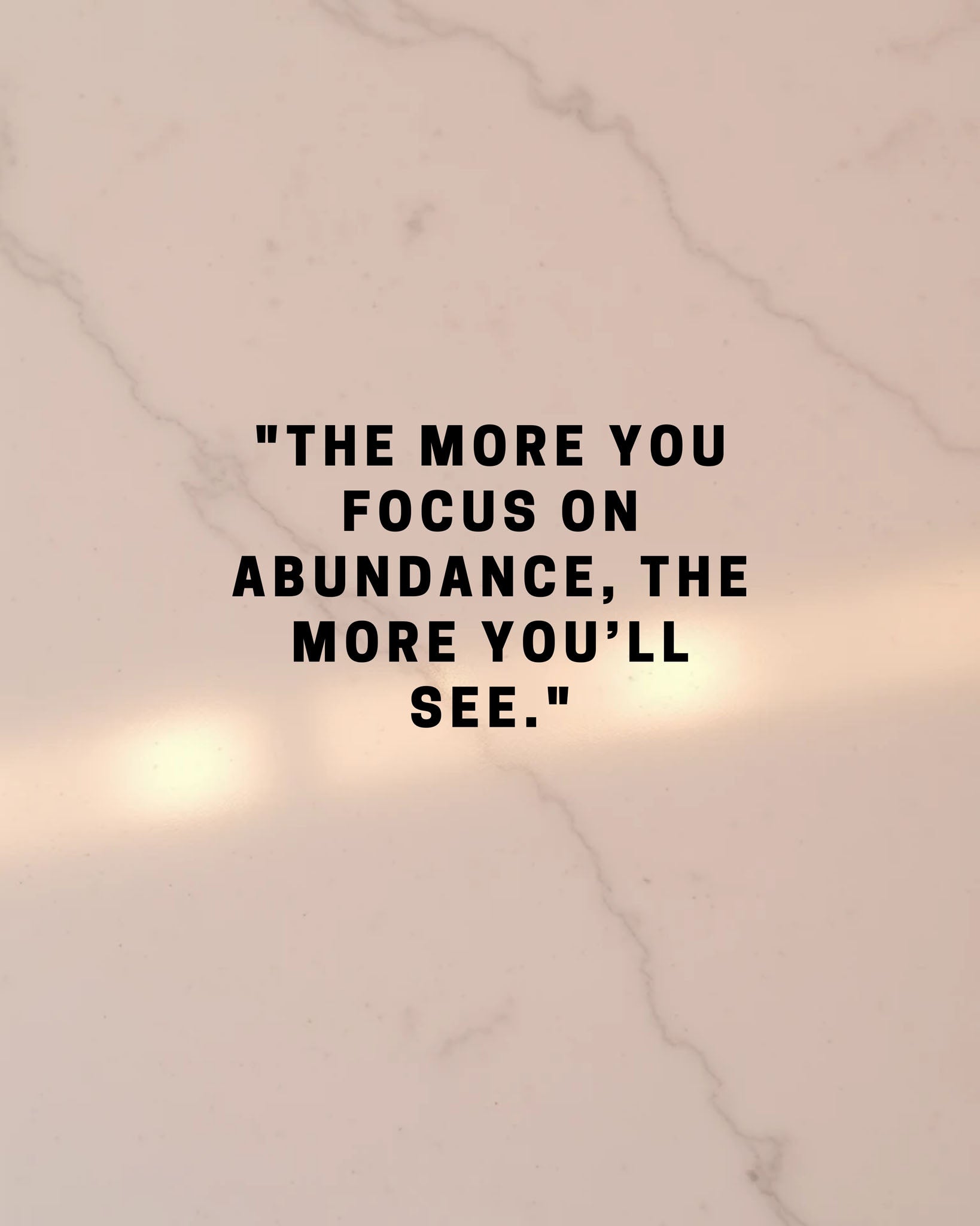 Inspirational Abundance Quote Wall Art