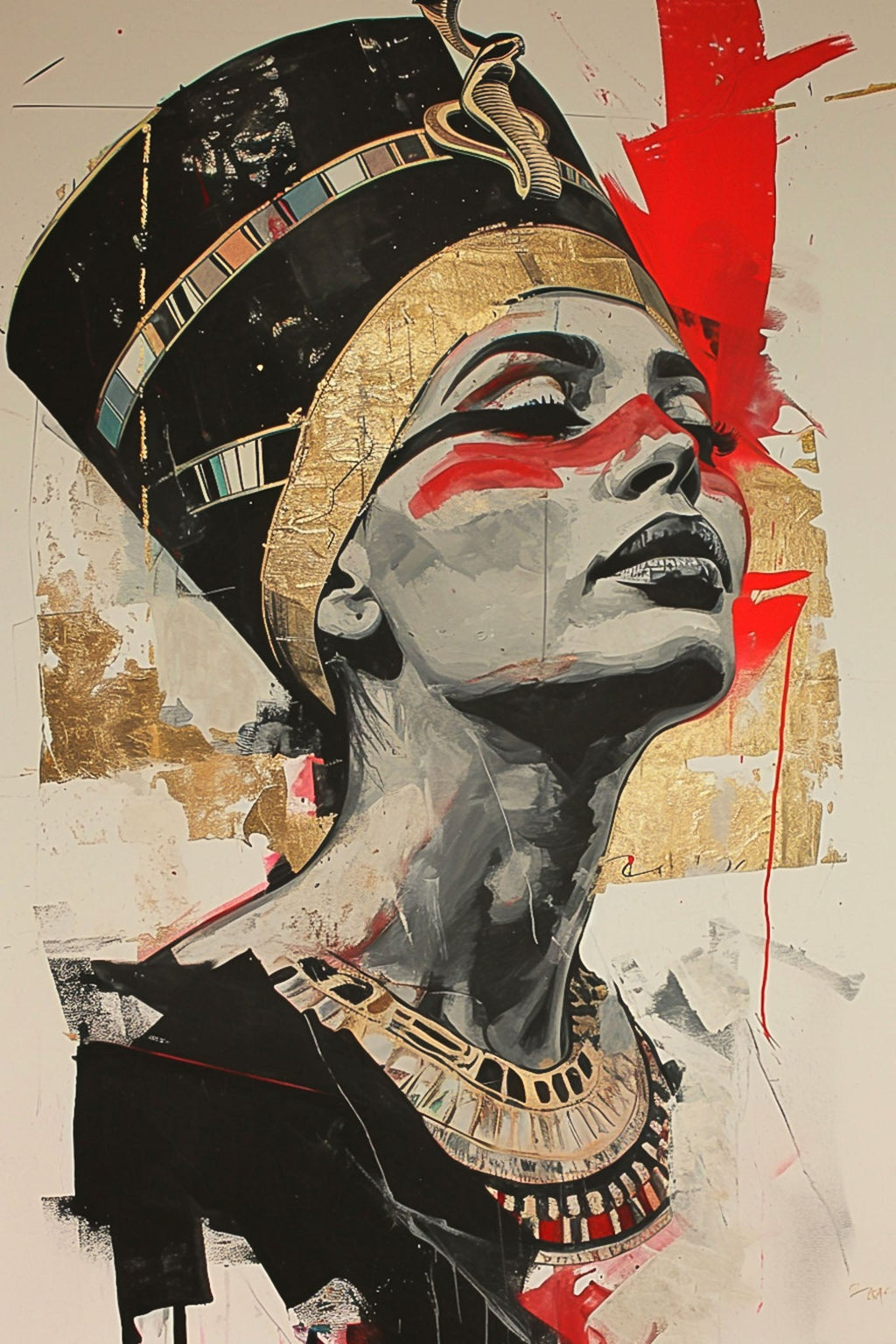 Nefertiti Regal Portrait Wall Art