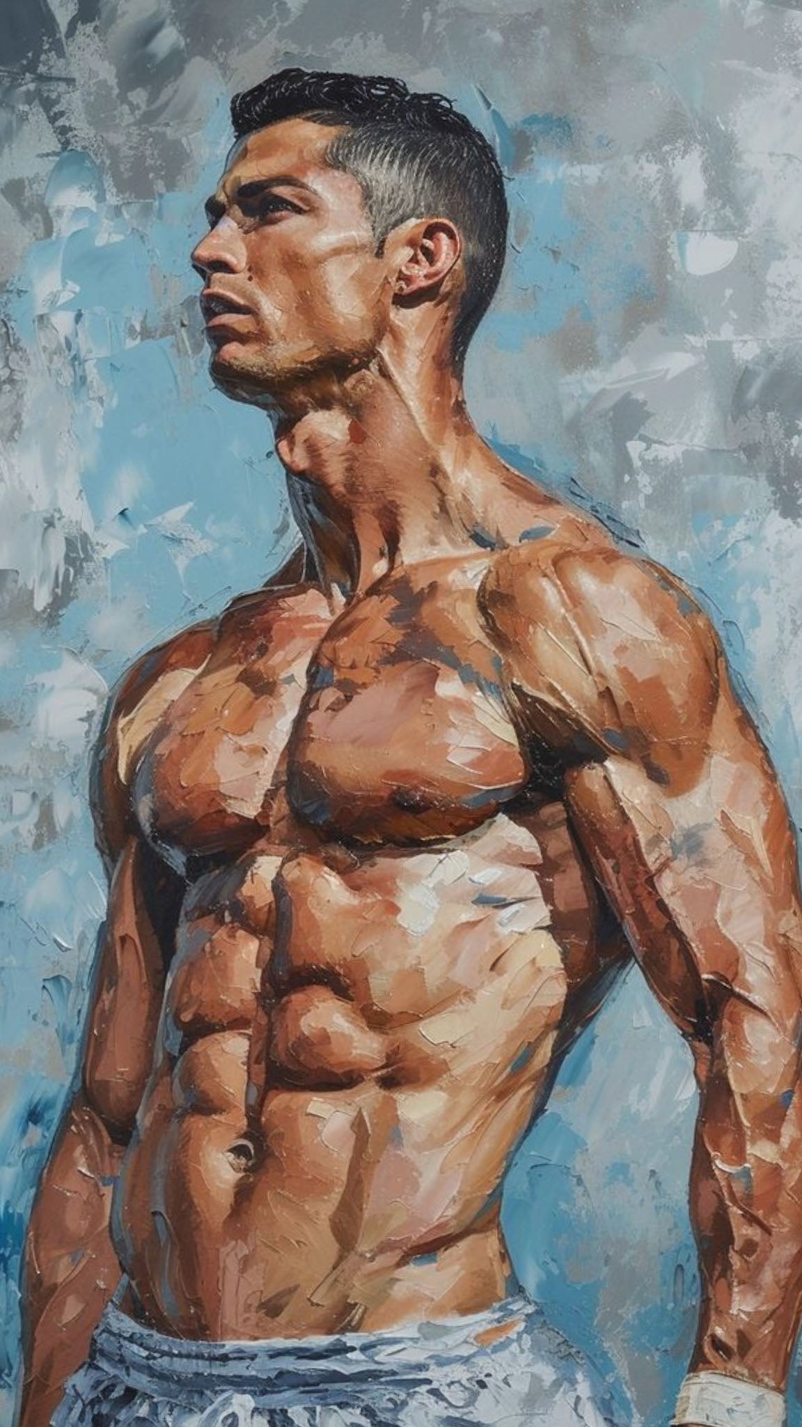 Athletic Figure Portrait Wall Art