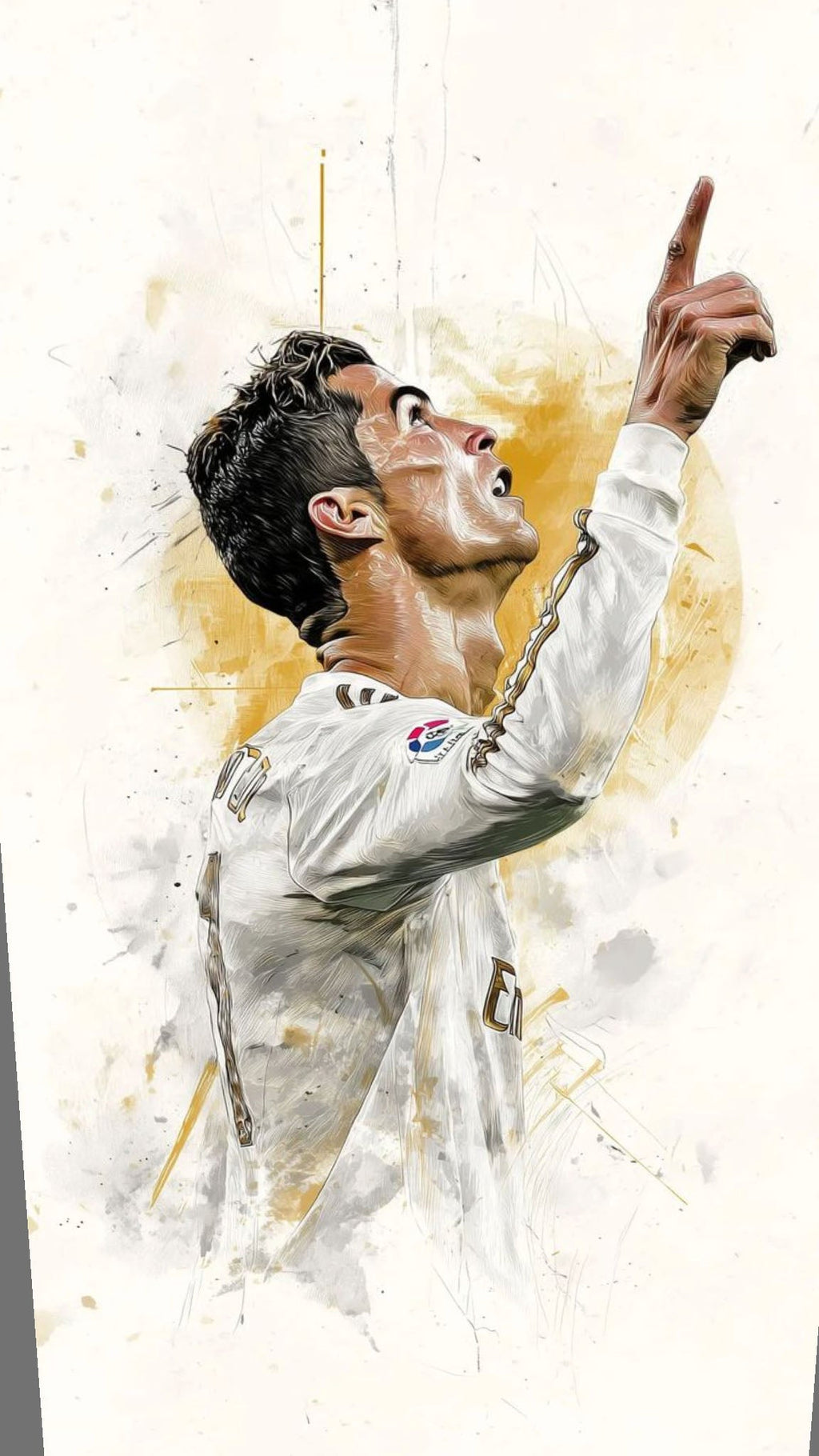 Soccer Player Celebration Art Print