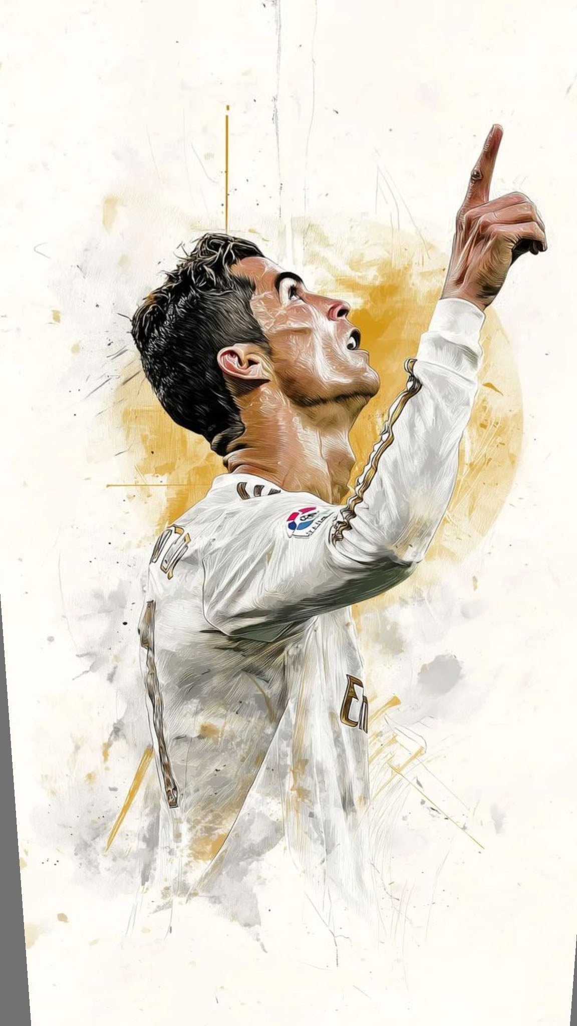 Soccer Player Celebration Art Print