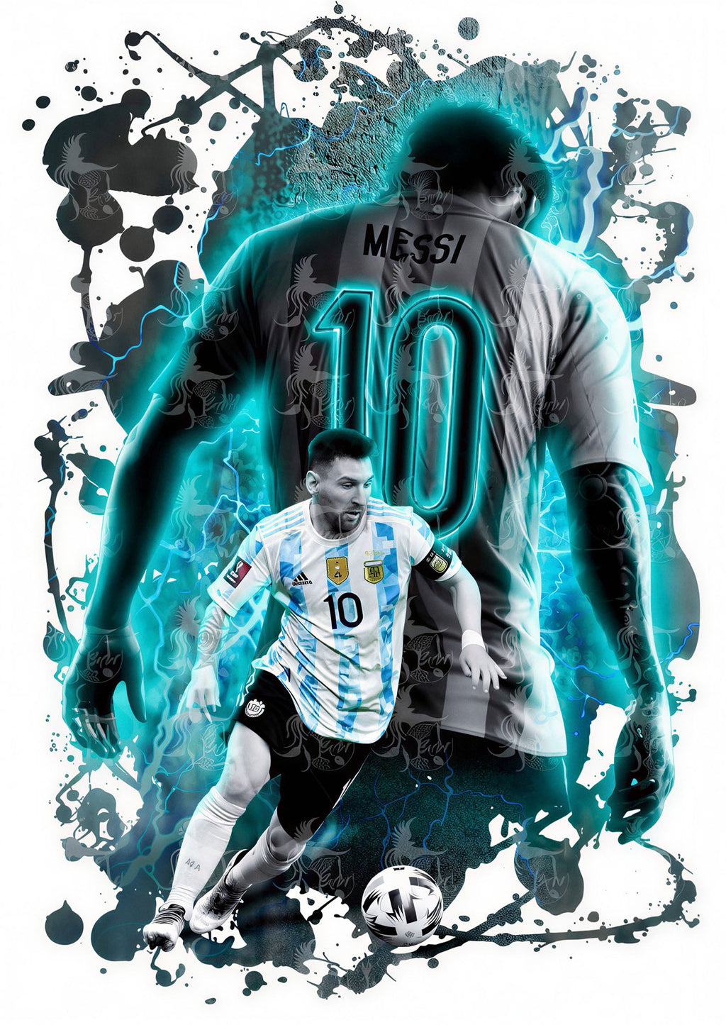Dynamic Soccer Player Art Print