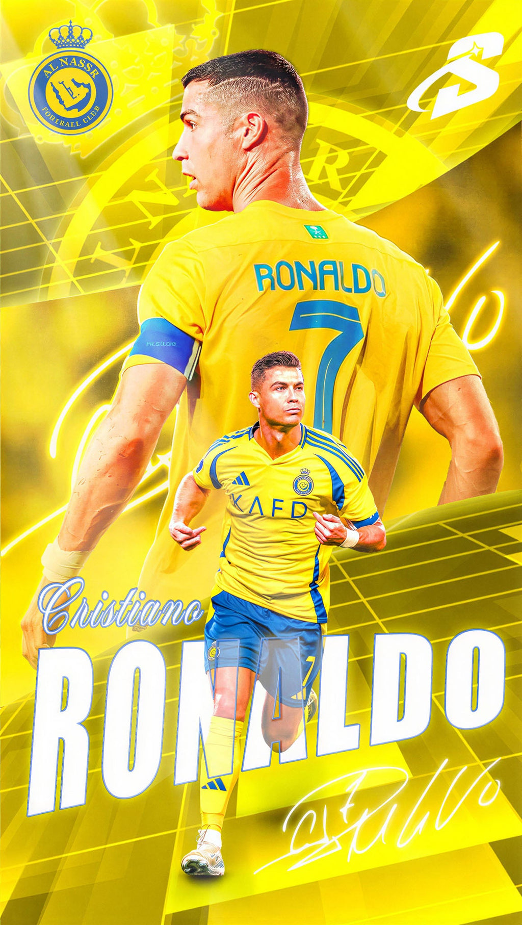 Cristiano Ronaldo Football Player Poster