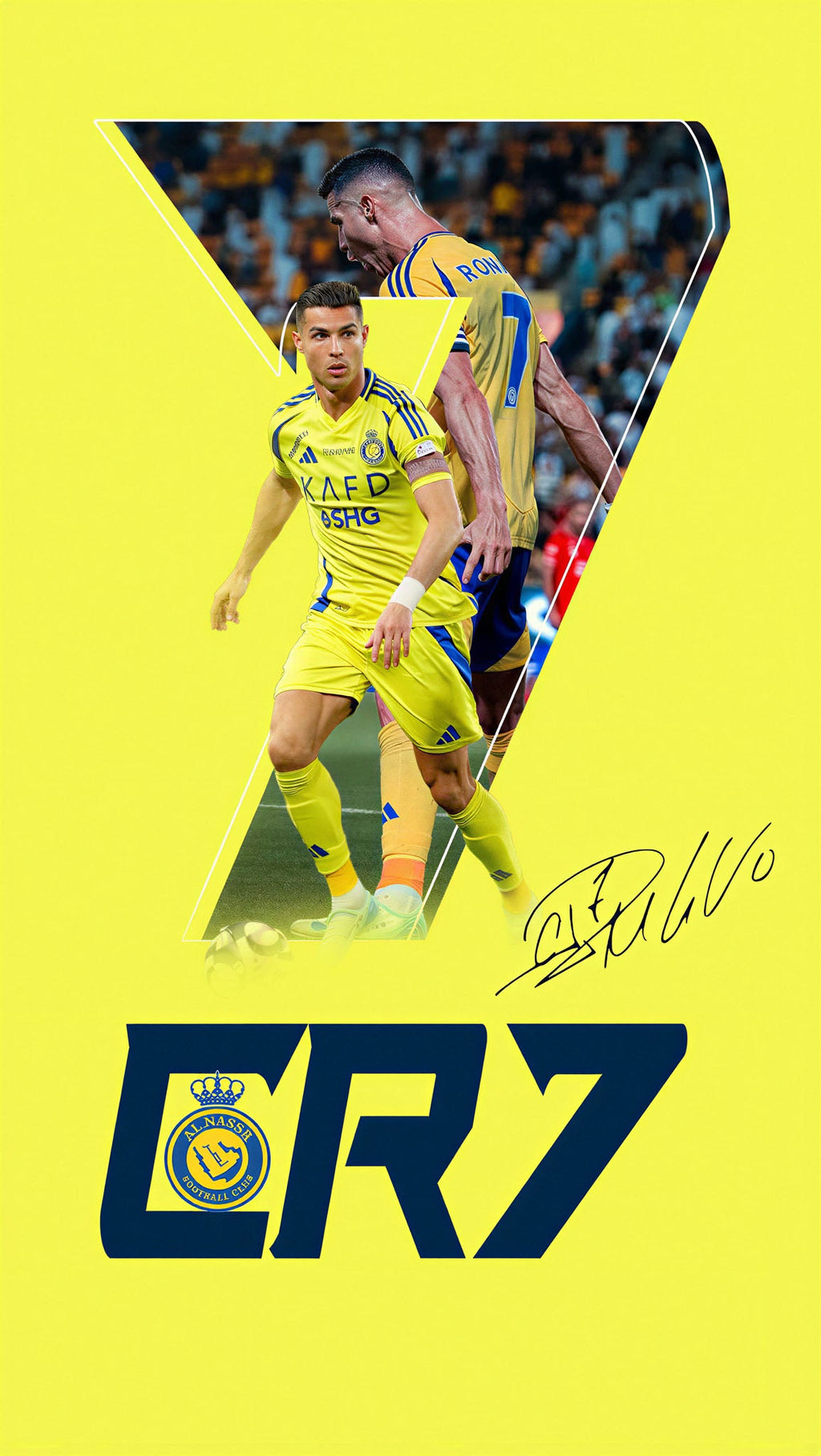 Cristiano Ronaldo CR7 Football Player Poster