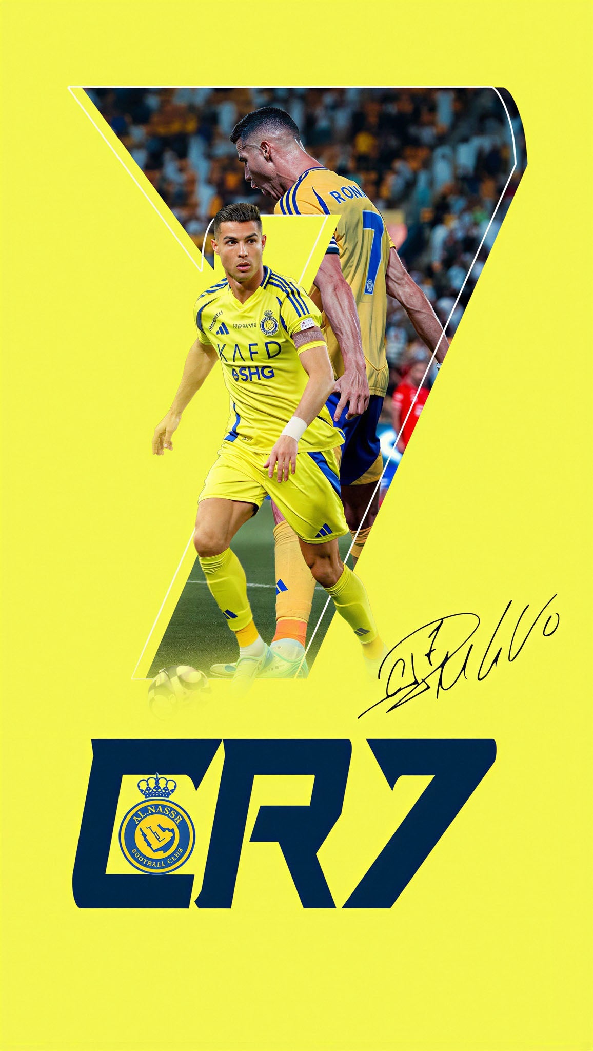 Cristiano Ronaldo CR7 Football Player Poster